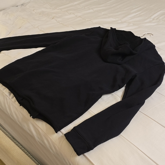 HUGO Navy Asymmetrical Zip Hoodie - Picture 3 of 16